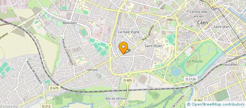 localisation de l'entreprise FINANCIERE POG  CAEN