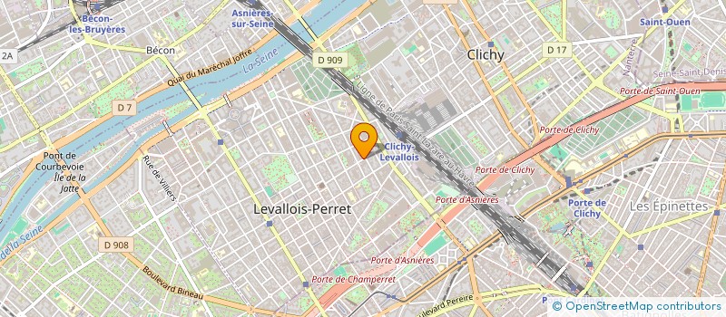 localisation de l'entreprise FINANCIERE POINT PLUME à LEVALLOIS-PERRET