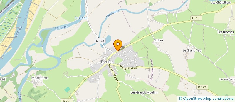 localisation de l'entreprise FINANCIERE POIREAU à BRISSAC LOIRE AUBANCE