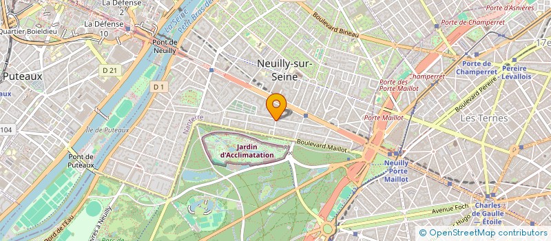 localisation de l'entreprise FINANCIERE POMPIDOU à NEUILLY-SUR-SEINE