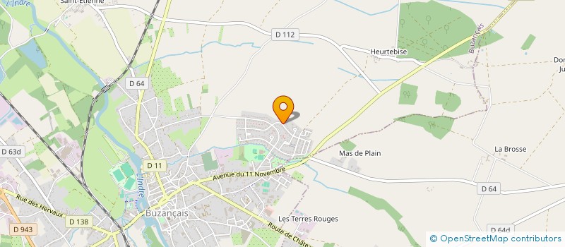 localisation de l'entreprise FINANCIERE POURNIN à BUZANCAIS