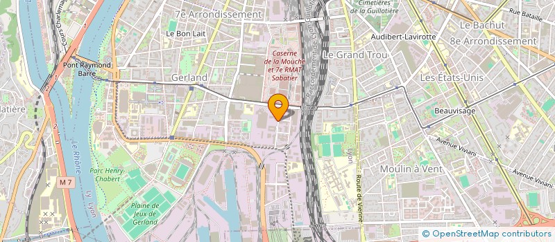 localisation de l'entreprise FINANCIERE POURQUERY  LYON