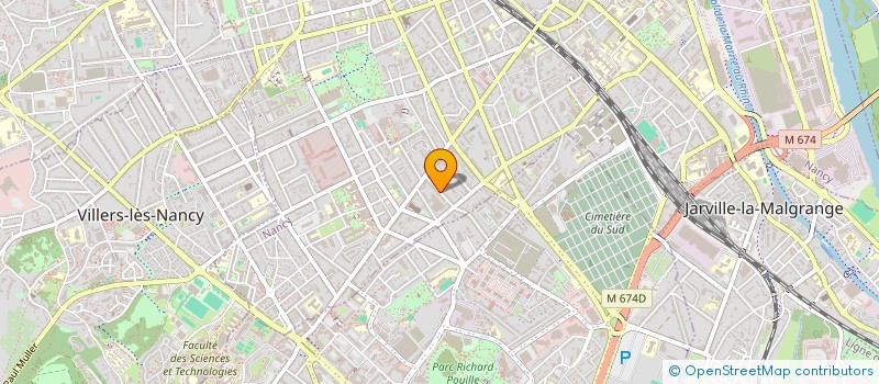 localisation de l'entreprise FINANCIERE PP  NANCY