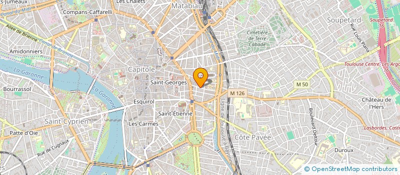 localisation de l'entreprise FINANCIERE PRADAL  TOULOUSE