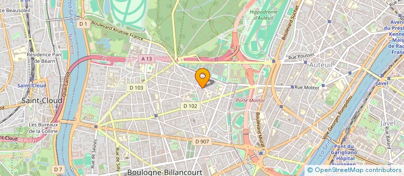 localisation de l'entreprise FINANCIERE PREJEANCE à BOULOGNE-BILLANCOURT
