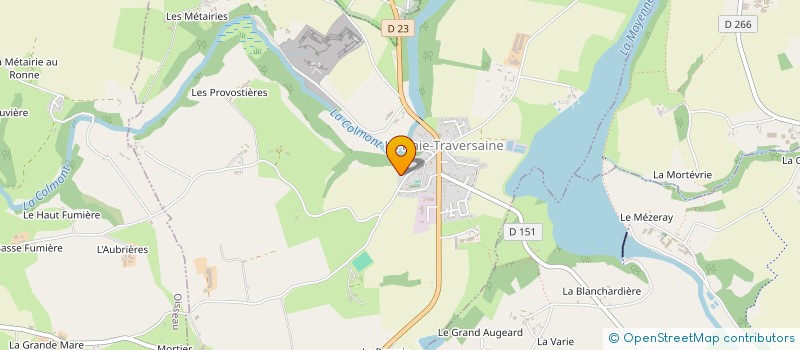 localisation de l'entreprise FINANCIERE PREVOT  LA HAIE-TRAVERSAINE