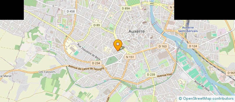 localisation de l'entreprise FINANCIERE PRINTPACKLABEL  AUXERRE