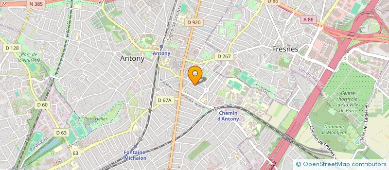 localisation de l'entreprise FINANCIERE PRIVEE LAUNAY à ANTONY