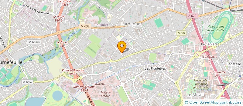 localisation de l'entreprise FINANCIERE PRM O  TOULOUSE