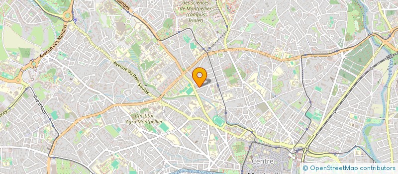 localisation de l'entreprise FINANCIERE PUNTA SBP à MONTPELLIER