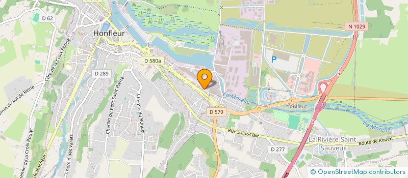 localisation de l'entreprise FINANCIERE PV  HONFLEUR