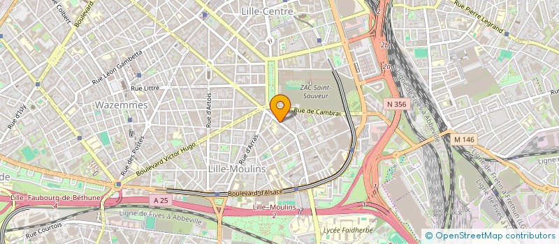 localisation de l'entreprise FINANCIERE QUARTAM à LILLE