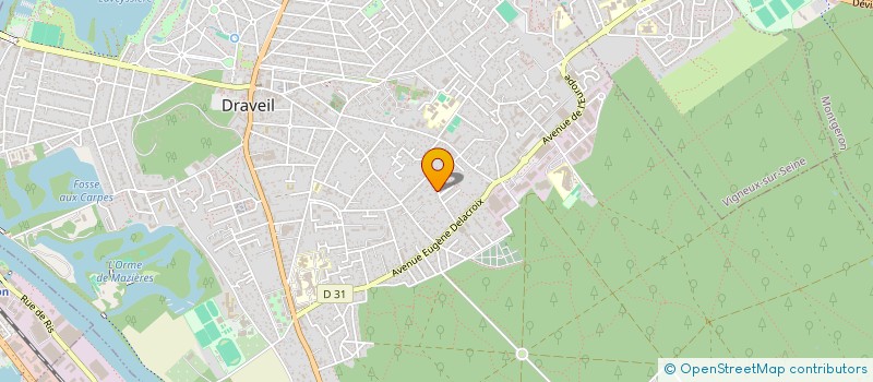 localisation de l'entreprise FINANCIERE QUEVREUX à DRAVEIL