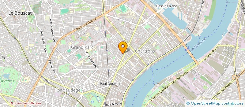 localisation de l'entreprise FINANCIERE R.L.  BORDEAUX