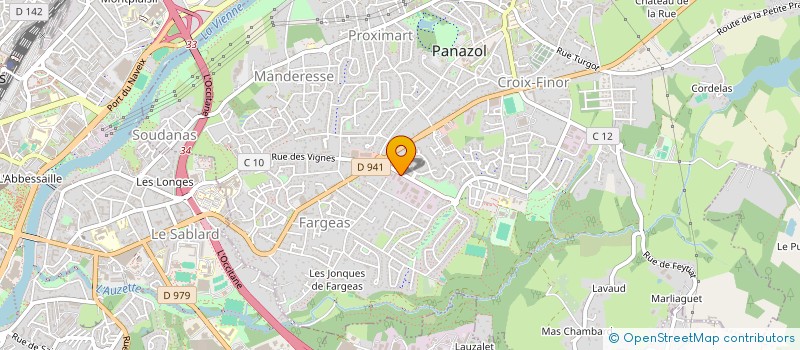 localisation de l'entreprise FINANCIERE R&T à PANAZOL