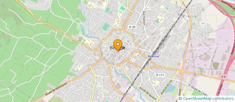 localisation de l'entreprise FINANCIERE RAILLARD  BEAUNE