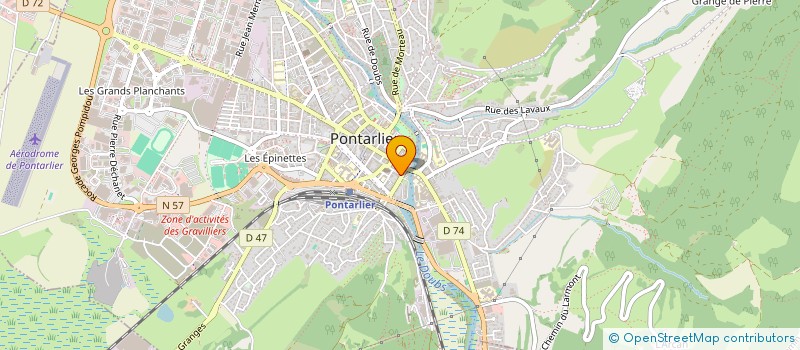 localisation de l'entreprise FINANCIERE RAPHAEL à PONTARLIER