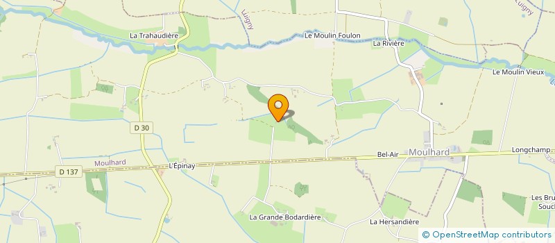 localisation de l'entreprise FINANCIERE RAPICAULT à MOULHARD