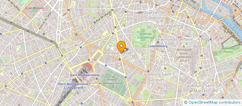 localisation de l'entreprise FINANCIERE RASPAIL  PARIS