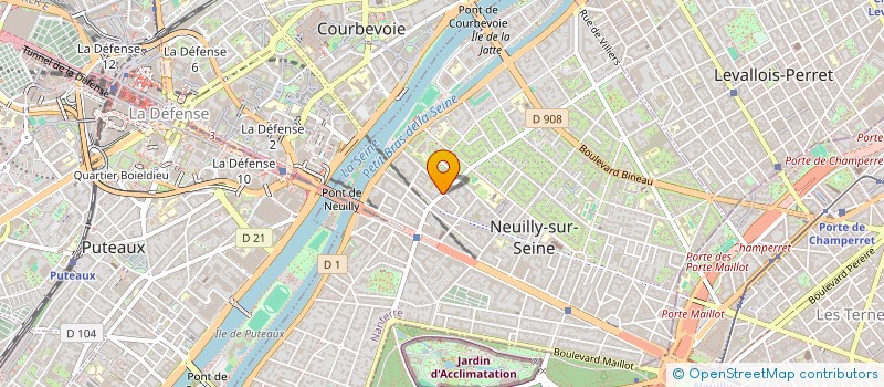localisation de l'entreprise FINANCIERE RAVEL D' ESTIENNE à NEUILLY-SUR-SEINE