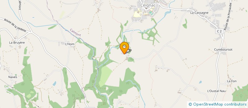 localisation de l'entreprise FINANCIERE RAYNAL BRUNO  LUC-LA-PRIMAUBE