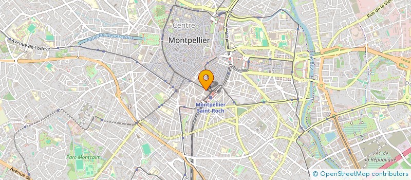 localisation de l'entreprise FINANCIERE RCA à MONTPELLIER