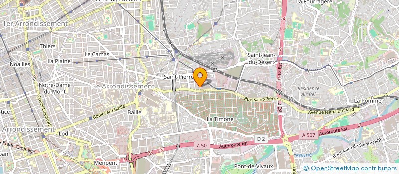 localisation de l'entreprise FINANCIERE RDA à MARSEILLE