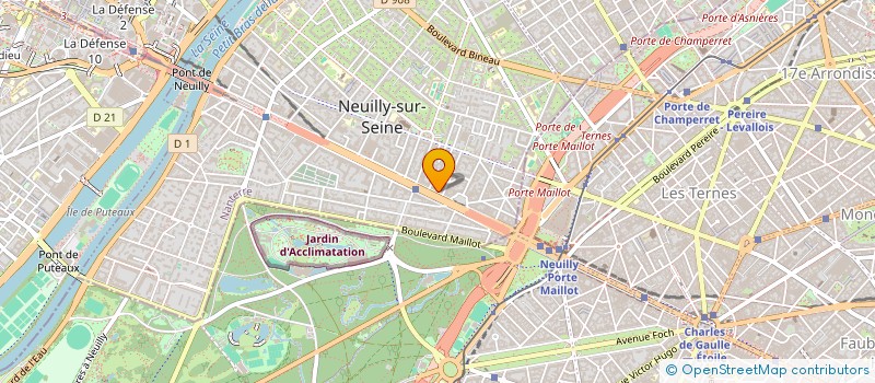 localisation de l'entreprise FINANCIERE REGENCE SAS à NEUILLY-SUR-SEINE