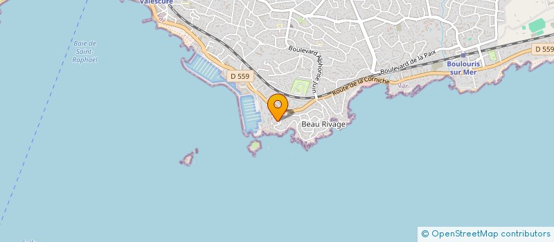 localisation de l'entreprise FINANCIERE REGNIER à SAINT-RAPHAEL