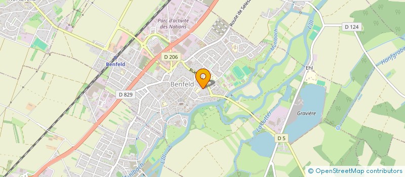 localisation de l'entreprise FINANCIERE REIBEL à BENFELD