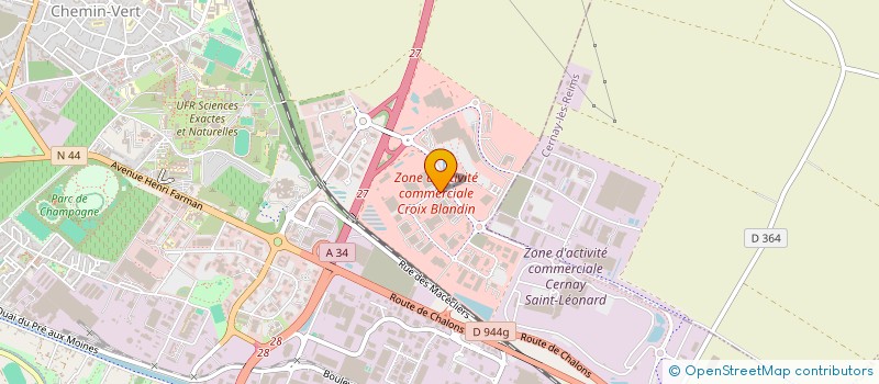 localisation de l'entreprise FINANCIERE REIMS-AUTOMOBILES à REIMS