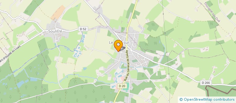 localisation de l'entreprise FINANCIERE RENON  LE BREIL-SUR-MERIZE