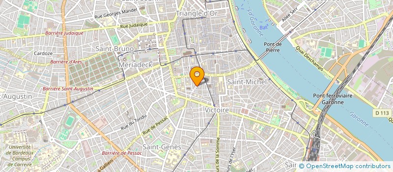 localisation de l'entreprise FINANCIERE RESTHOB  BORDEAUX