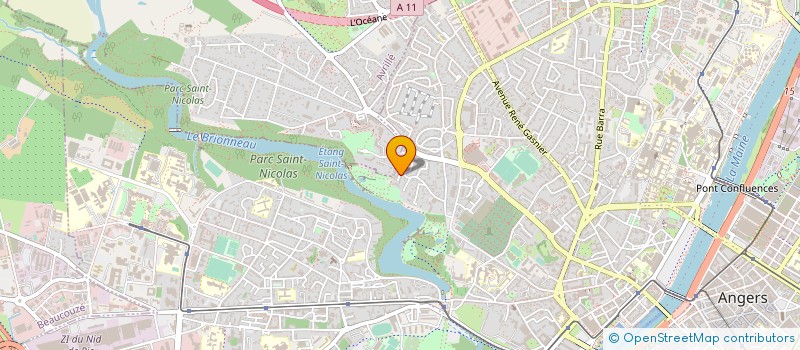 localisation de l'entreprise FINANCIERE RICHER à ANGERS