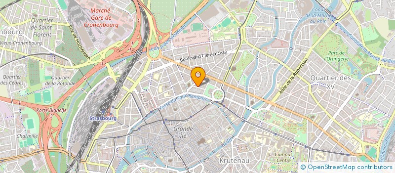 localisation de l'entreprise FINANCIERE RINCKENBERGER  STRASBOURG