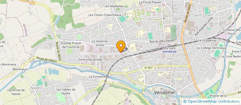 localisation de l'entreprise FINANCIERE RJP  VENDOME