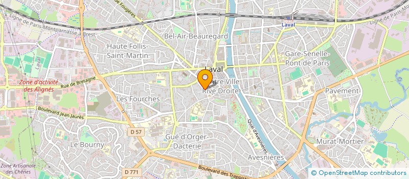 localisation de l'entreprise FINANCIERE ROCA à LAVAL