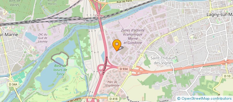 localisation de l'entreprise FINANCIERE ROCHEFOLLE  SAINT-THIBAULT-DES-VIGNES