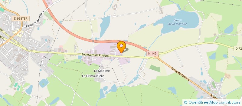 localisation de l'entreprise FINANCIERE ROMABEL  BRESSUIRE