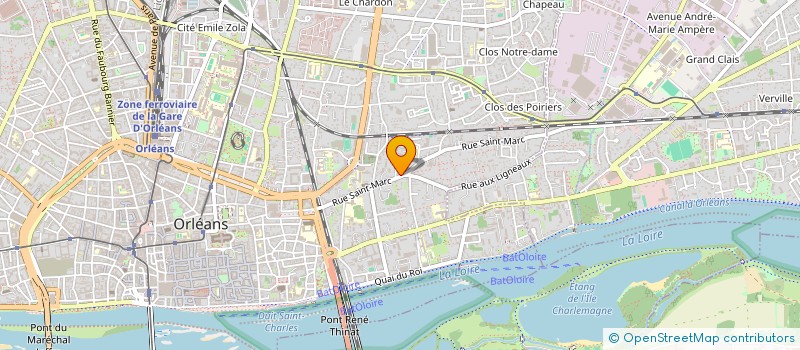 localisation de l'entreprise FINANCIERE ROMANE à ORLEANS