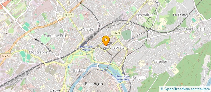 localisation de l'entreprise FINANCIERE RUDISULI  BESANCON