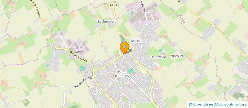 localisation de l'entreprise FINANCIERE RYM à LINSELLES