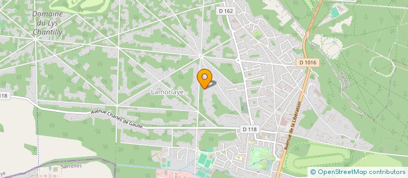 localisation de l'entreprise FINANCIERE S.F.H.M  LAMORLAYE