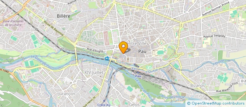 localisation de l'entreprise FINANCIERE S.G à PAU