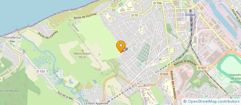 localisation de l'entreprise FINANCIERE S.M. à DIEPPE