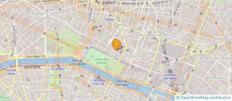 localisation de l'entreprise FINANCIERE SAINT GERMAIN à PARIS