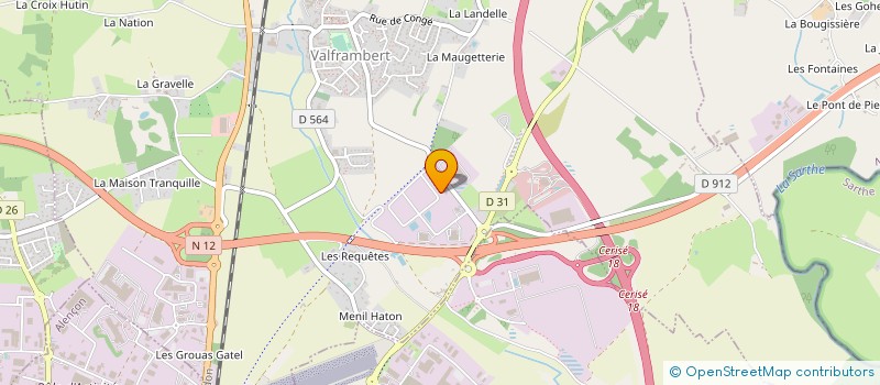 localisation de l'entreprise FINANCIERE SAINT LOUP à VALFRAMBERT