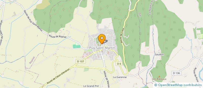 localisation de l'entreprise FINANCIERE SAINT MARTIN  PUY-SAINT-MARTIN