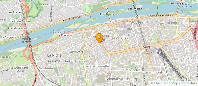 localisation de l'entreprise FINANCIERE SAINT MARTIN à TOURS