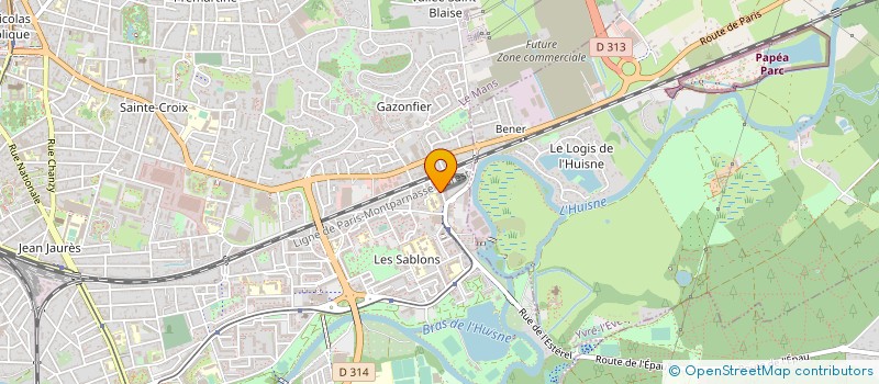 localisation de l'entreprise FINANCIERE SAINT MATTHIEU à LE MANS